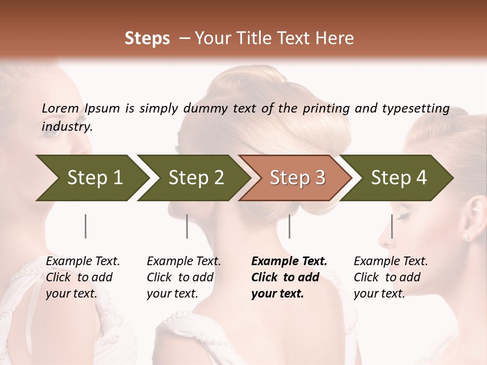 Positive Horizontal Person PowerPoint Template
