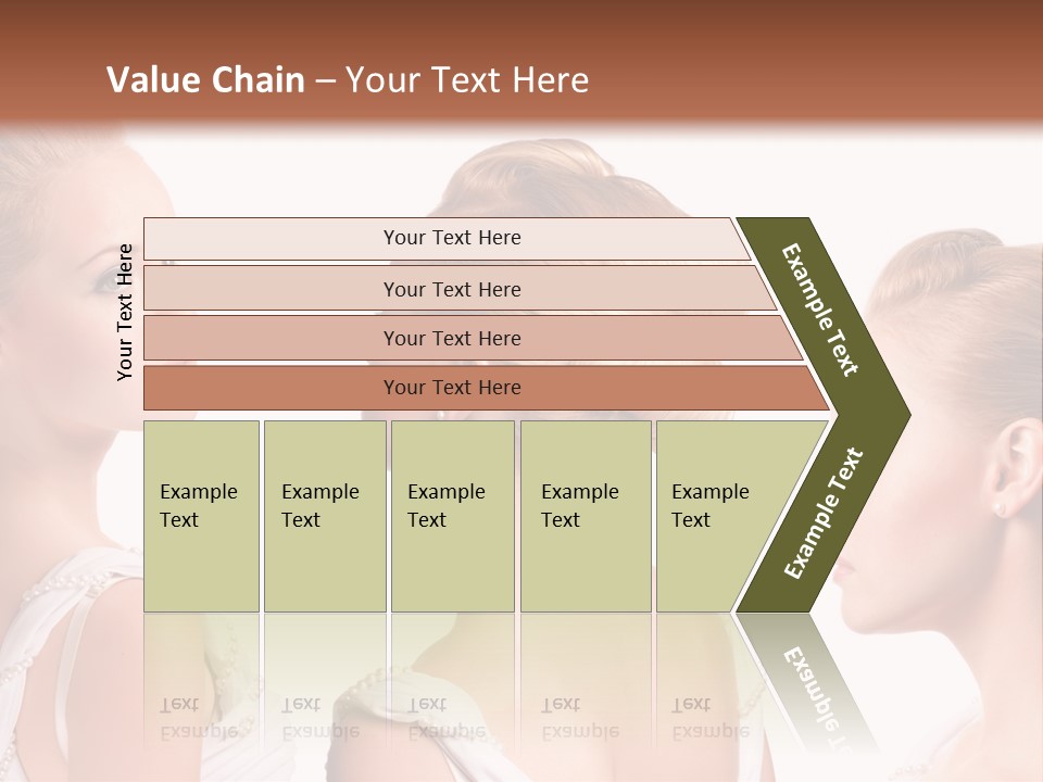 Positive Horizontal Person PowerPoint Template