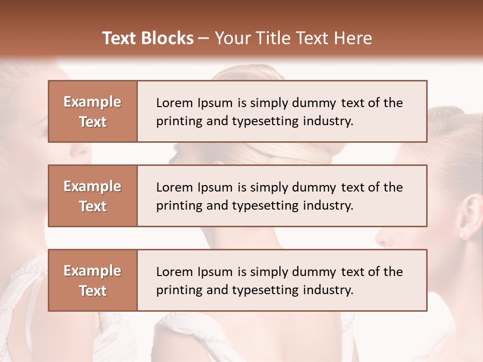 Positive Horizontal Person PowerPoint Template
