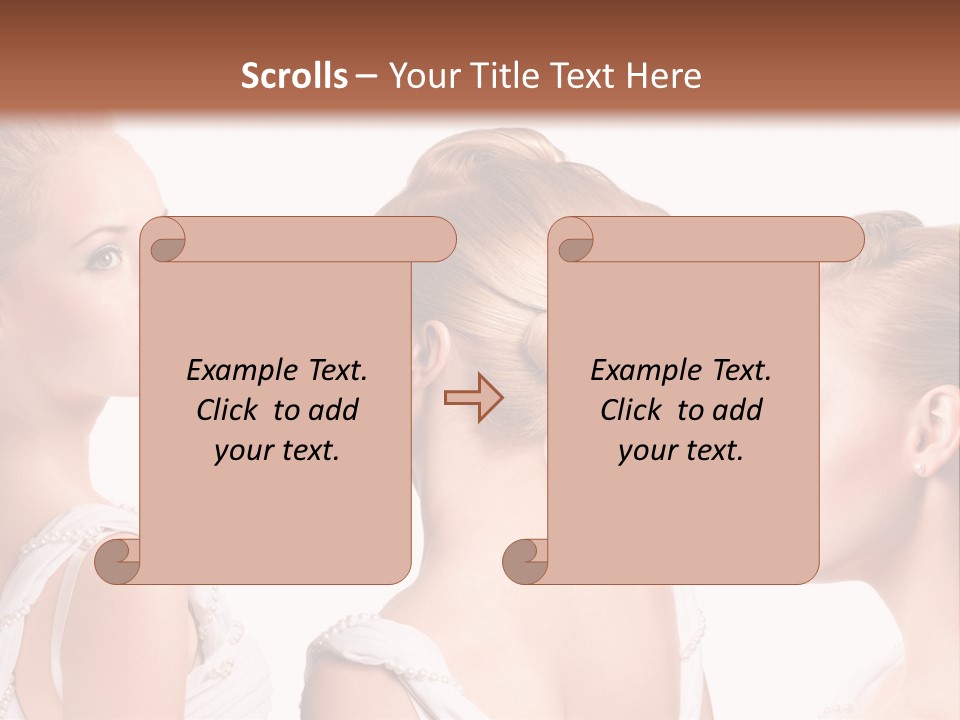 Positive Horizontal Person PowerPoint Template