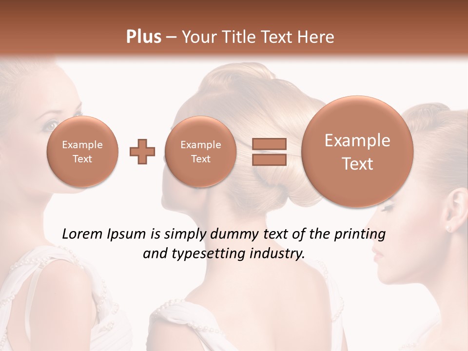 Positive Horizontal Person PowerPoint Template