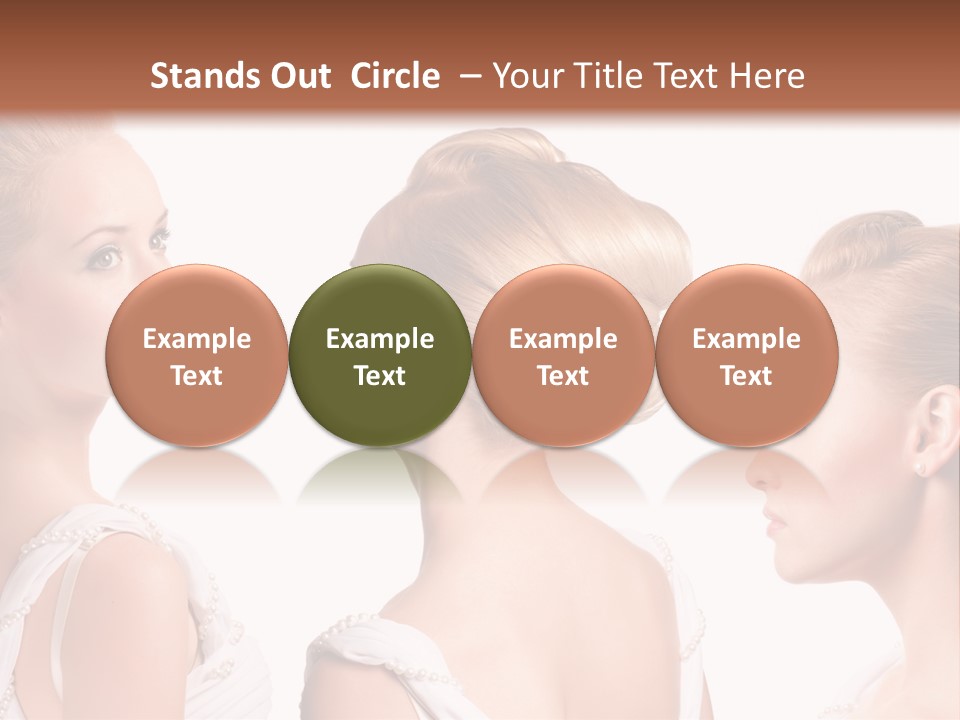 Positive Horizontal Person PowerPoint Template