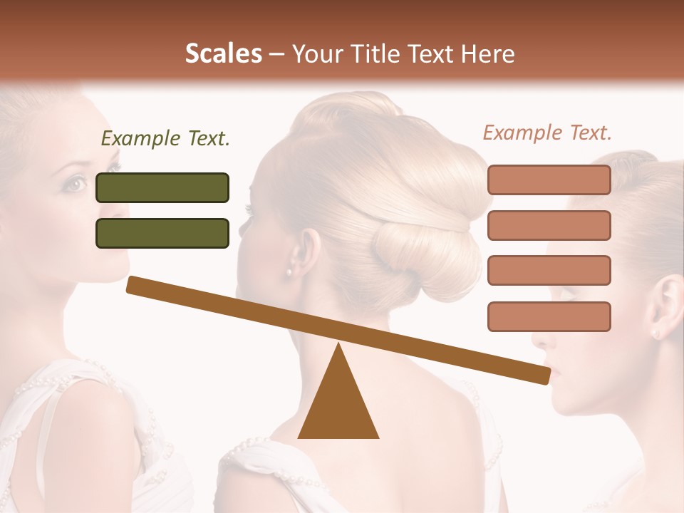 Positive Horizontal Person PowerPoint Template
