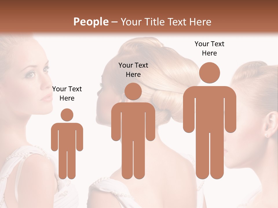 Positive Horizontal Person PowerPoint Template