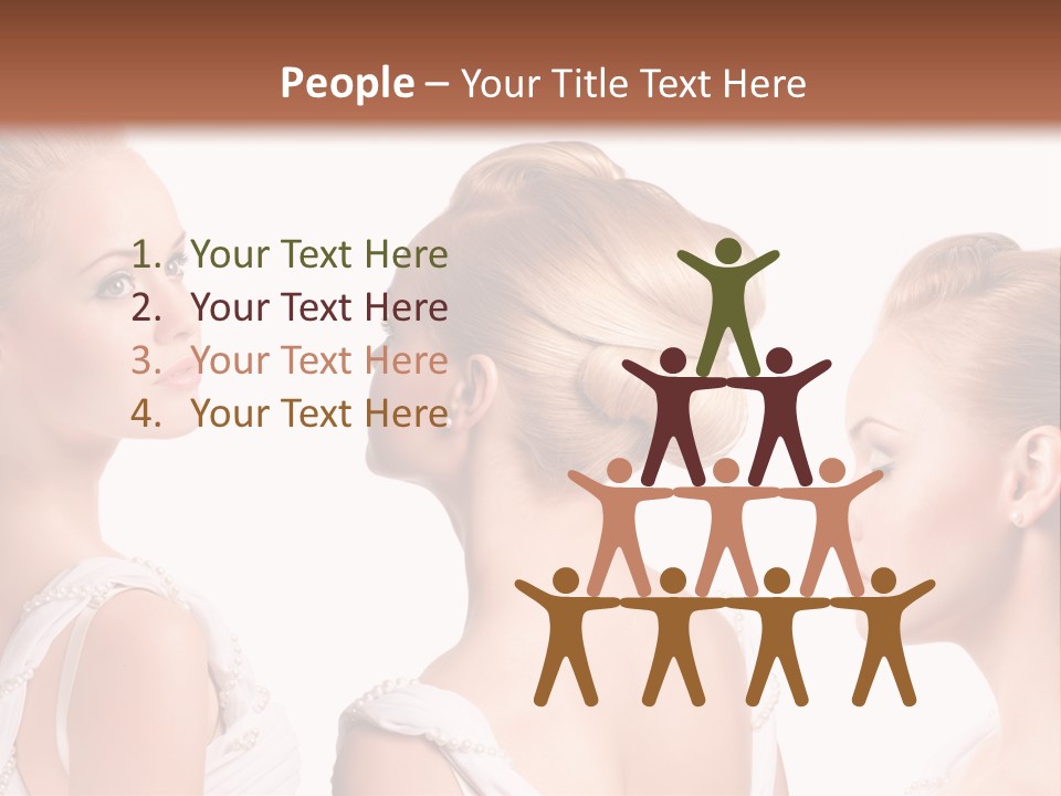 Positive Horizontal Person PowerPoint Template