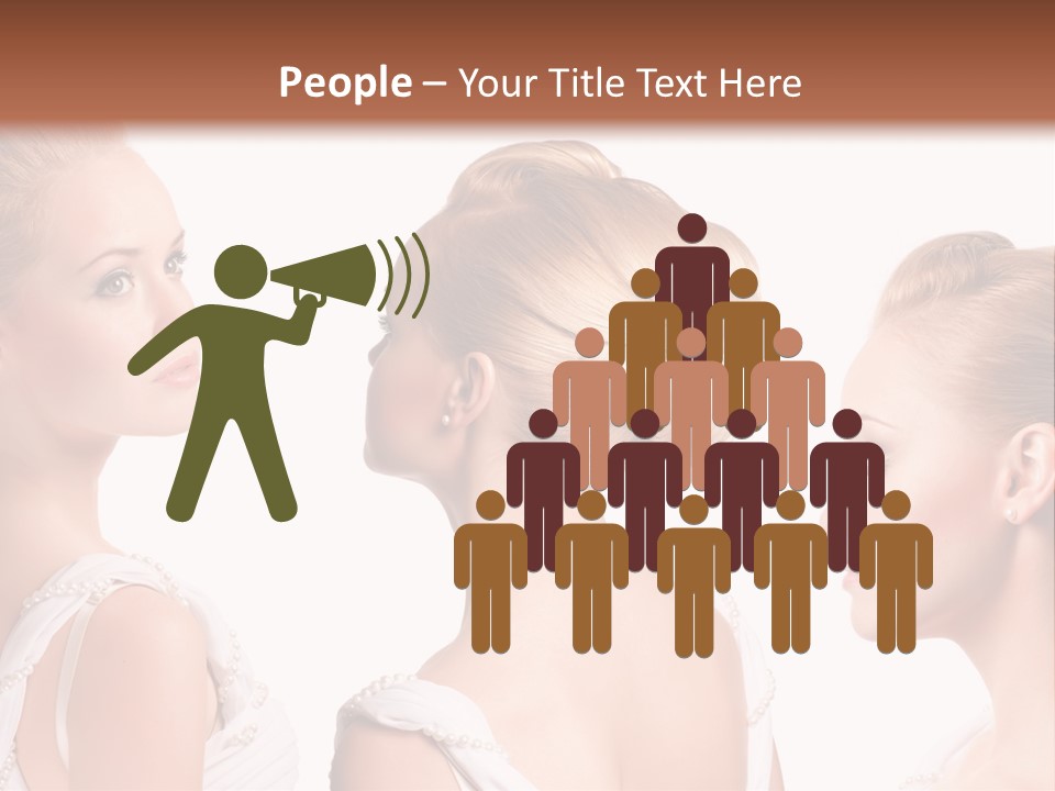 Positive Horizontal Person PowerPoint Template