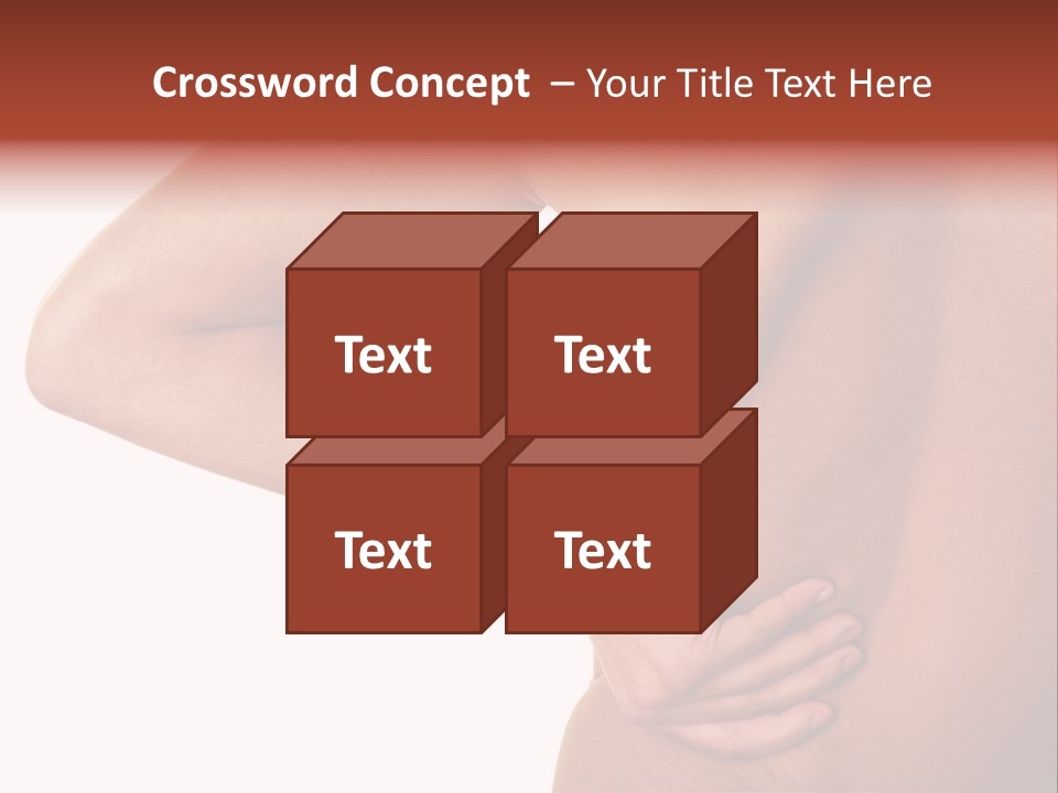 Lumbago Behind Fitness PowerPoint Template