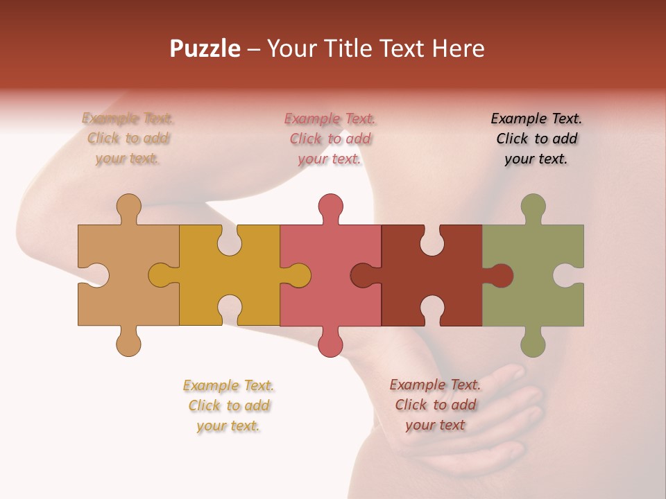 Lumbago Behind Fitness PowerPoint Template