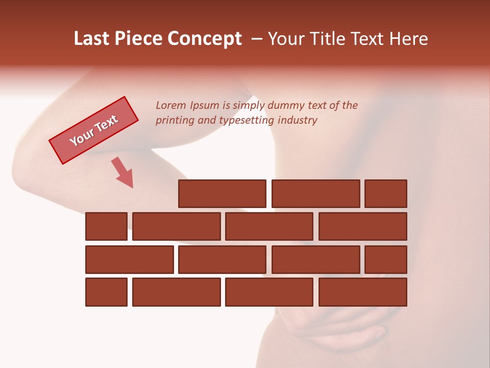 Lumbago Behind Fitness PowerPoint Template