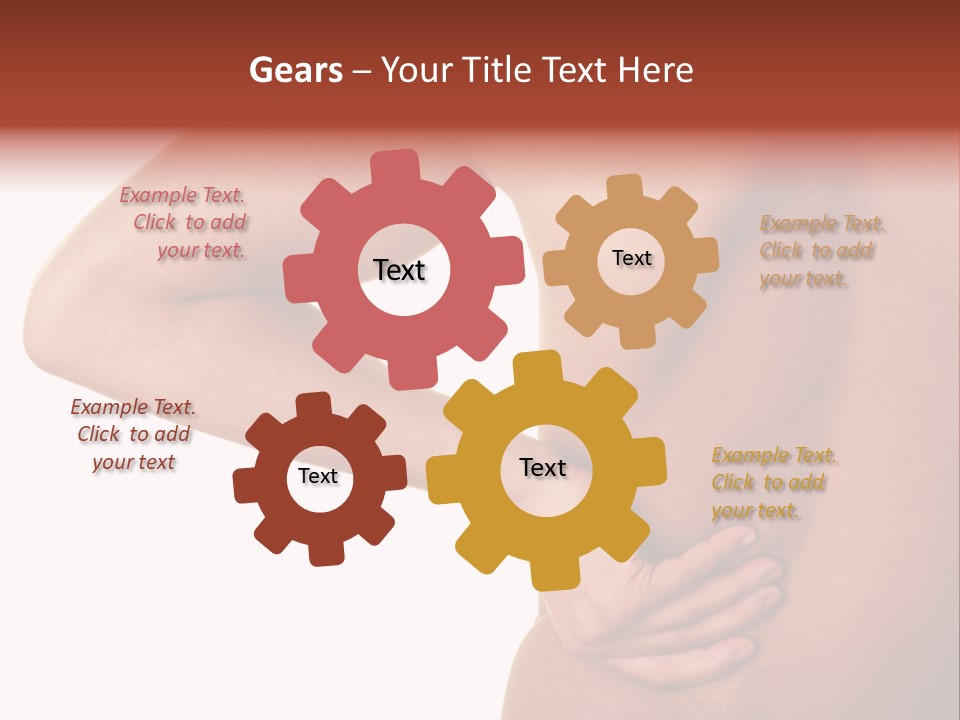 Lumbago Behind Fitness PowerPoint Template