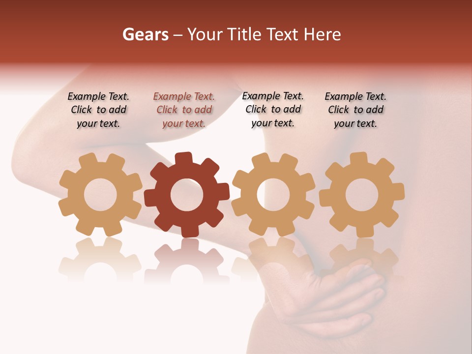 Lumbago Behind Fitness PowerPoint Template