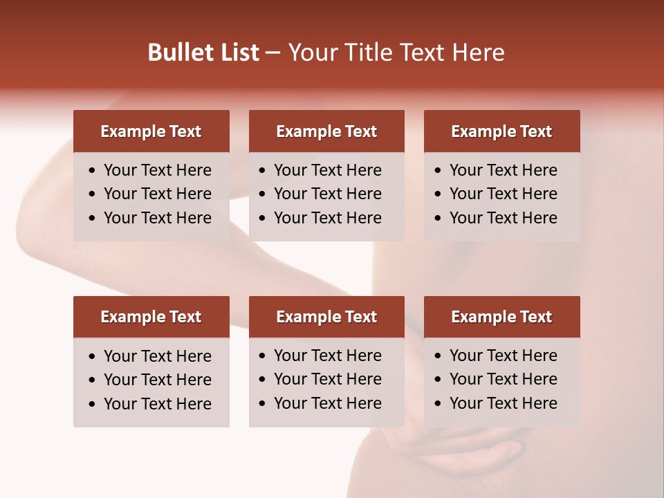 Lumbago Behind Fitness PowerPoint Template