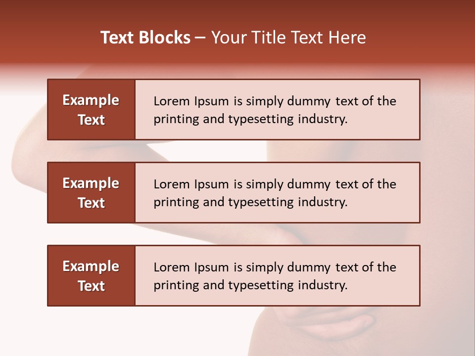Lumbago Behind Fitness PowerPoint Template