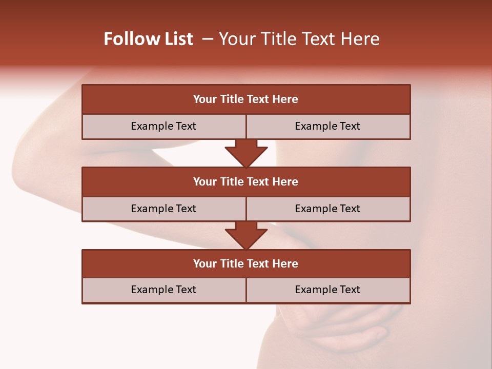 Lumbago Behind Fitness PowerPoint Template