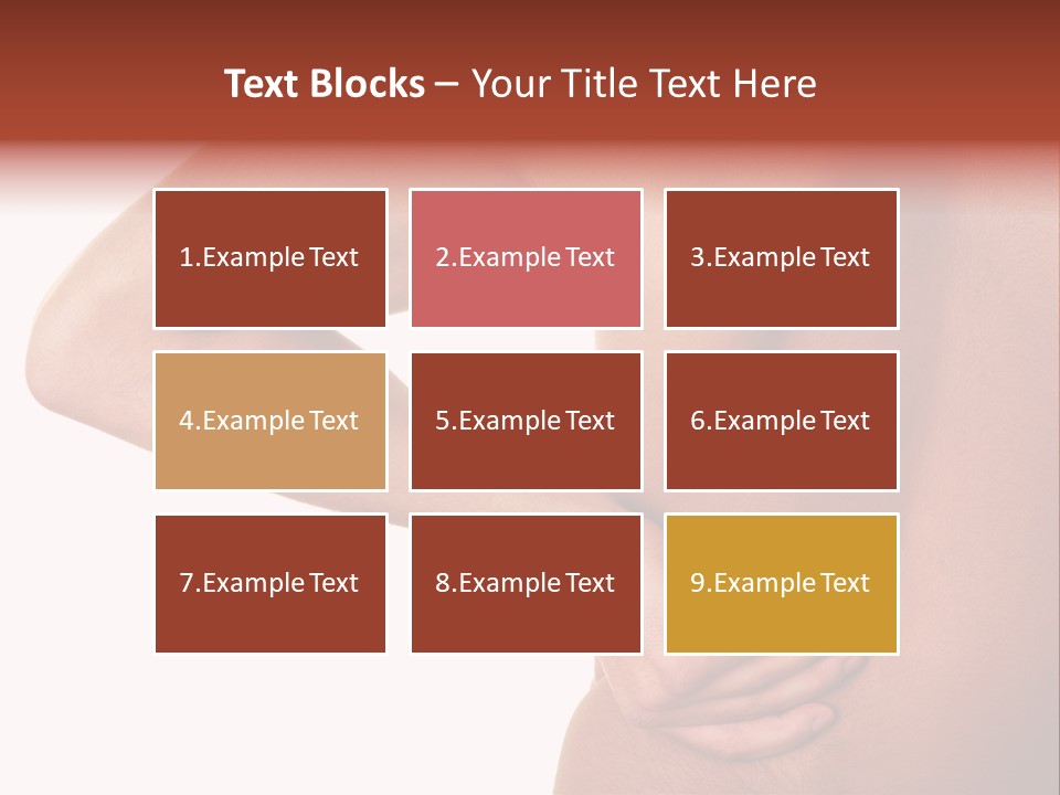 Lumbago Behind Fitness PowerPoint Template