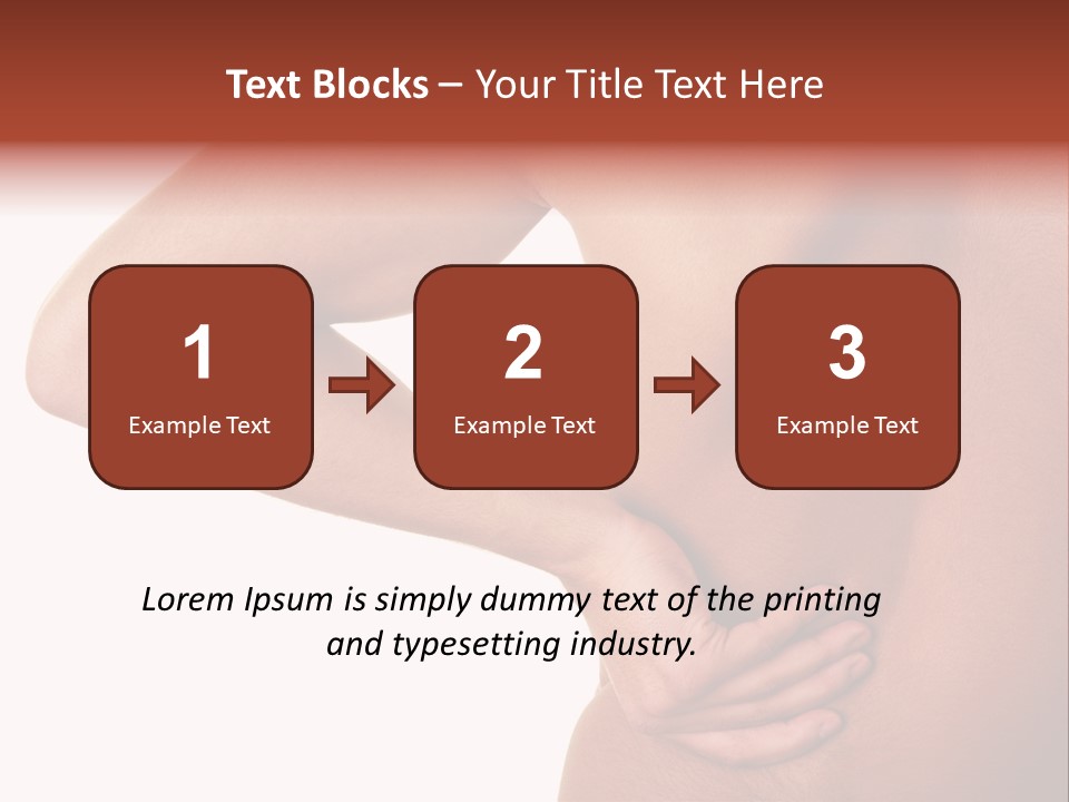 Lumbago Behind Fitness PowerPoint Template