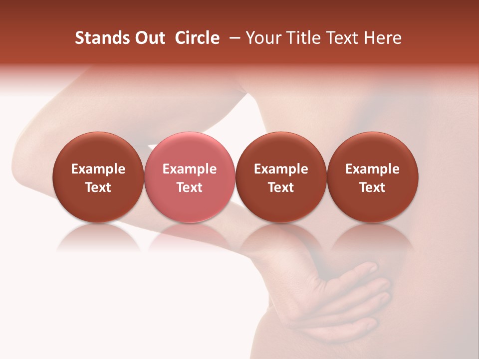 Lumbago Behind Fitness PowerPoint Template