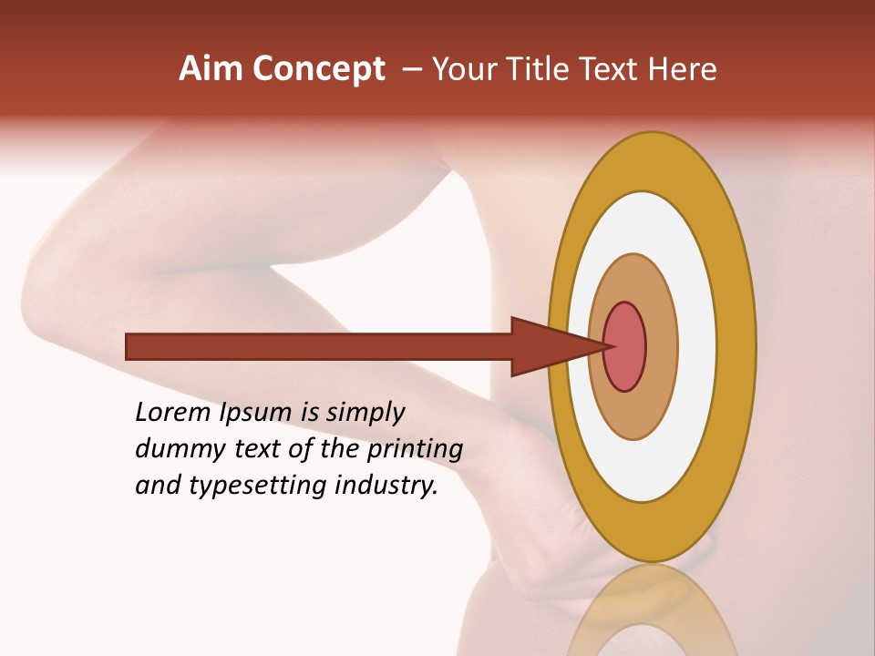 Lumbago Behind Fitness PowerPoint Template