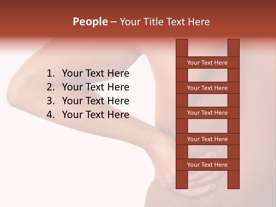 Lumbago Behind Fitness PowerPoint Template