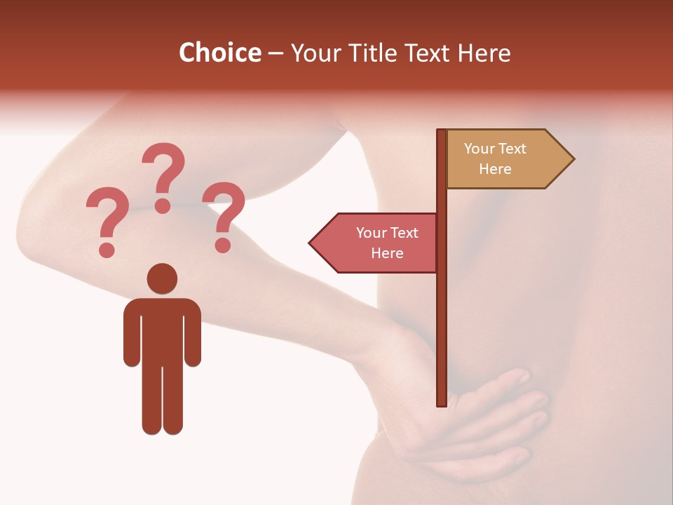 Lumbago Behind Fitness PowerPoint Template