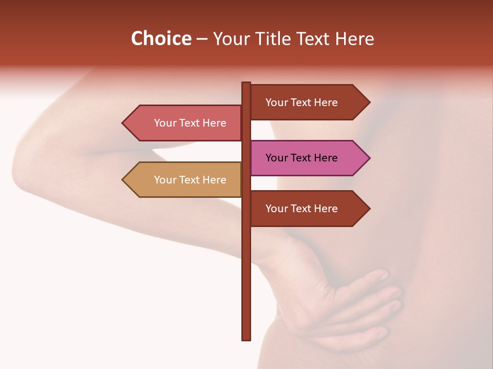 Lumbago Behind Fitness PowerPoint Template