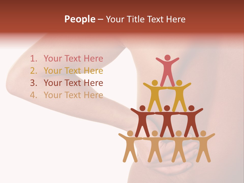 Lumbago Behind Fitness PowerPoint Template