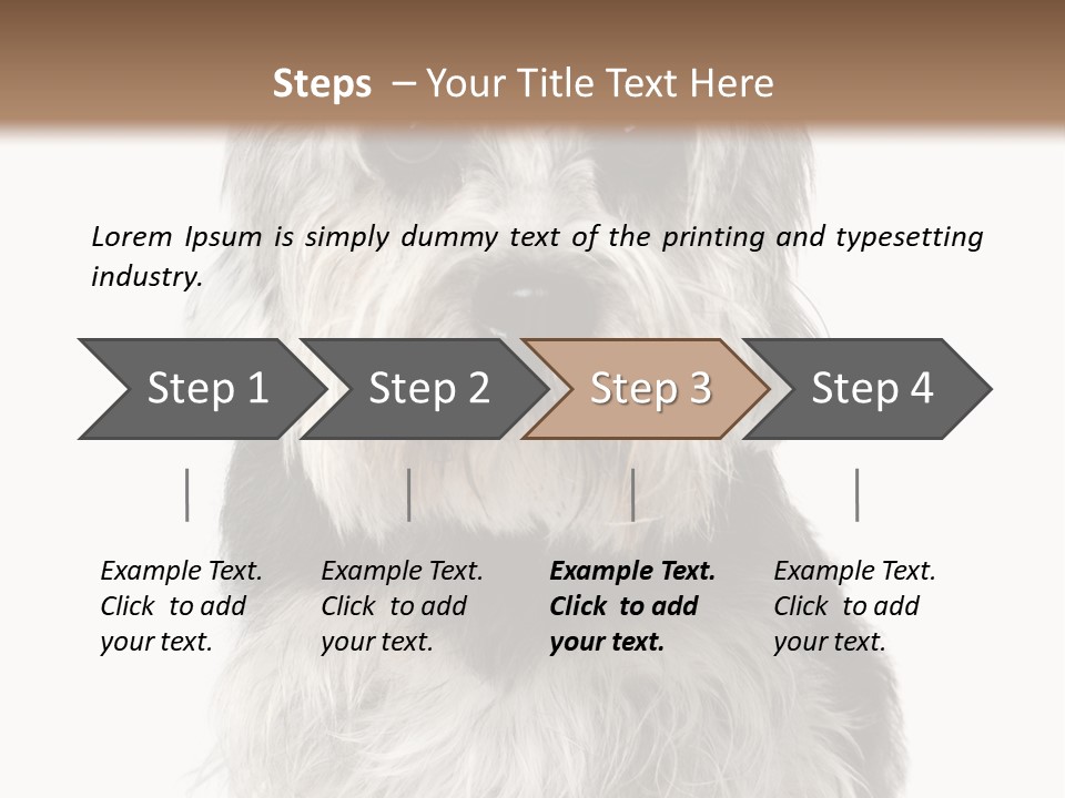 Years Old Animal Themes Obedient PowerPoint Template