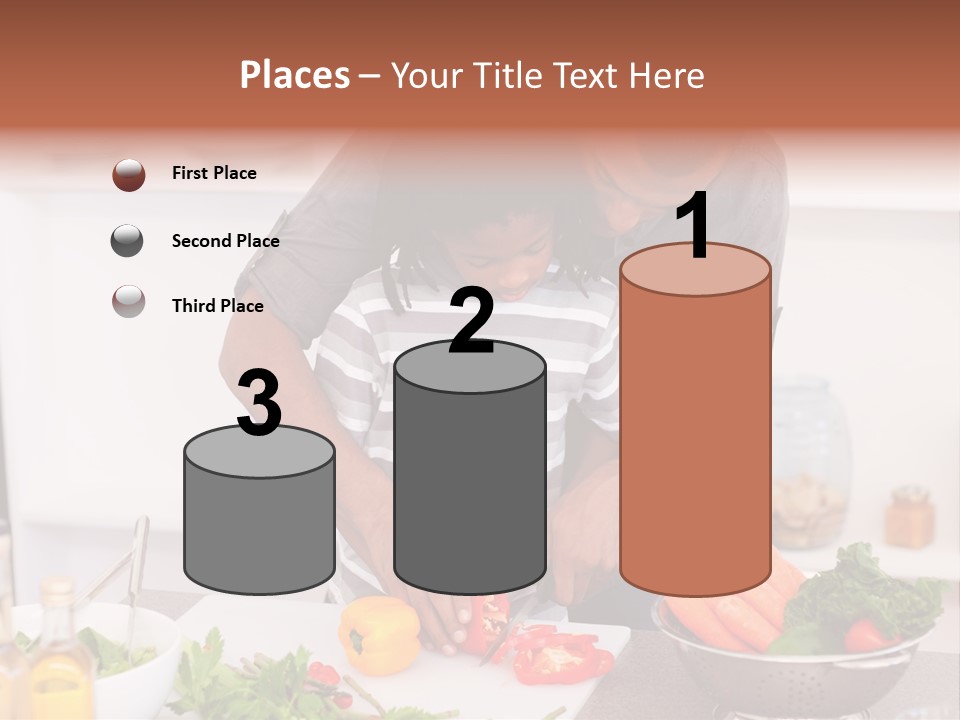 Adult Vegetable Healthy PowerPoint Template