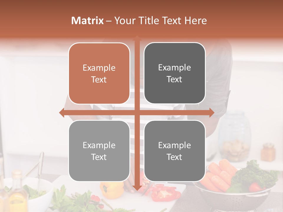 Adult Vegetable Healthy PowerPoint Template