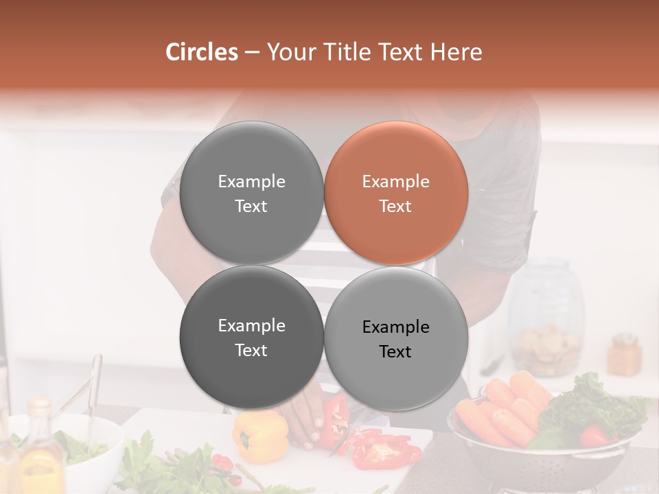 Adult Vegetable Healthy PowerPoint Template