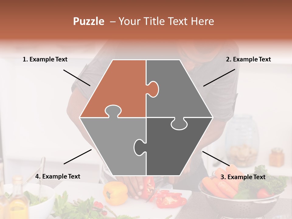 Adult Vegetable Healthy PowerPoint Template