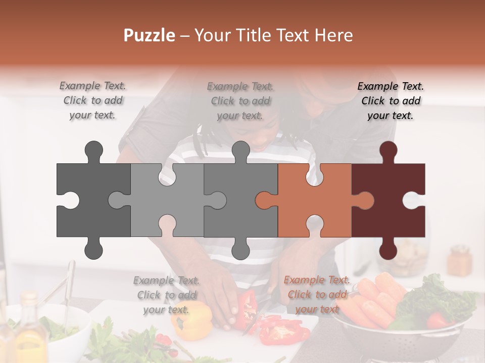 Adult Vegetable Healthy PowerPoint Template