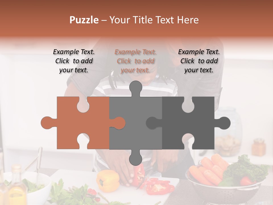 Adult Vegetable Healthy PowerPoint Template