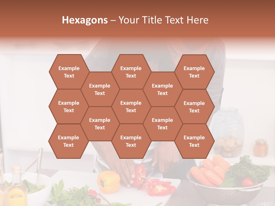 Adult Vegetable Healthy PowerPoint Template