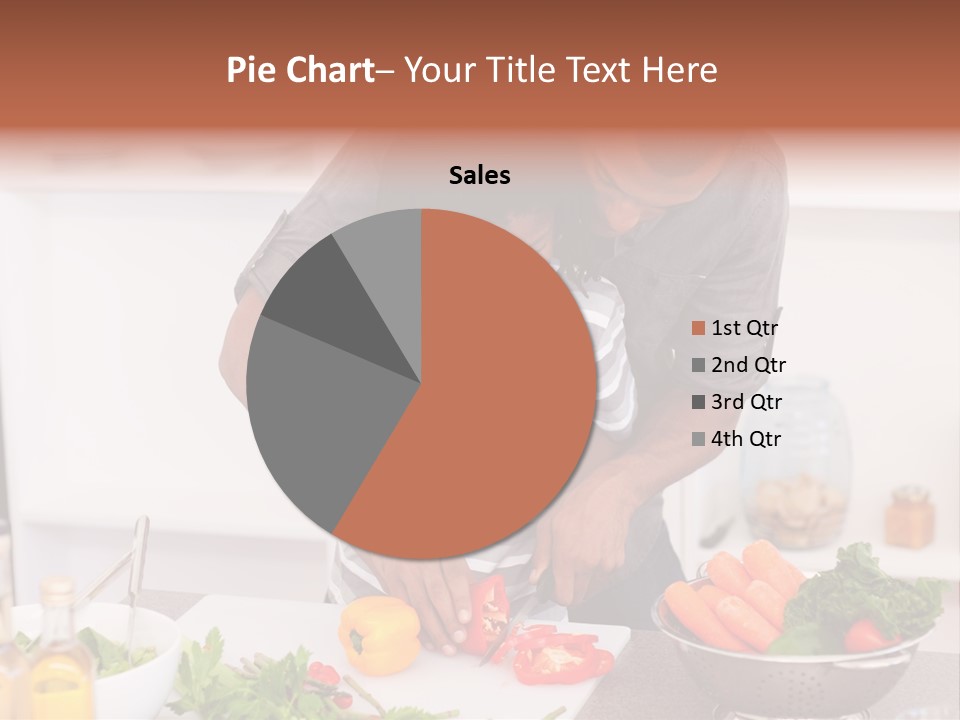 Adult Vegetable Healthy PowerPoint Template