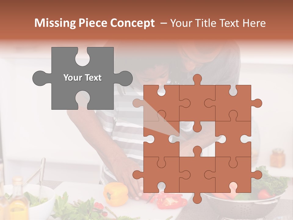 Adult Vegetable Healthy PowerPoint Template