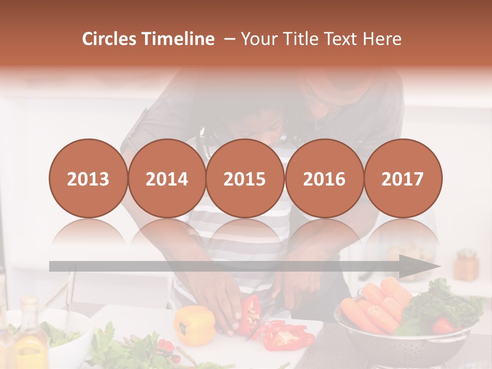 Adult Vegetable Healthy PowerPoint Template