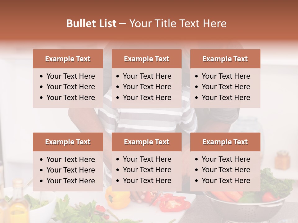 Adult Vegetable Healthy PowerPoint Template