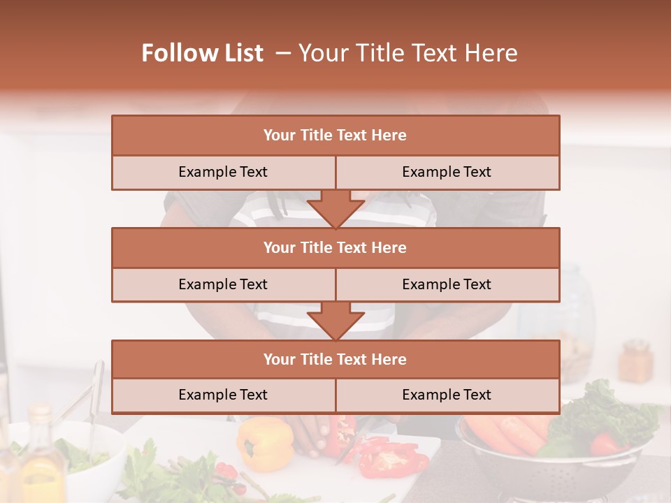 Adult Vegetable Healthy PowerPoint Template
