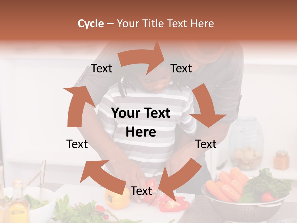 Adult Vegetable Healthy PowerPoint Template