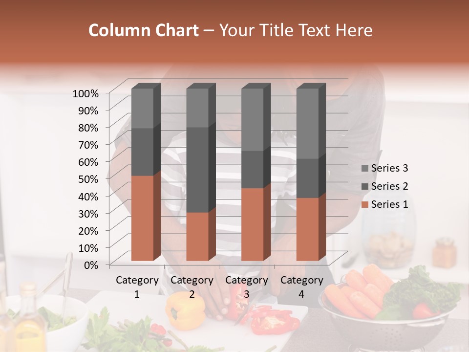 Adult Vegetable Healthy PowerPoint Template