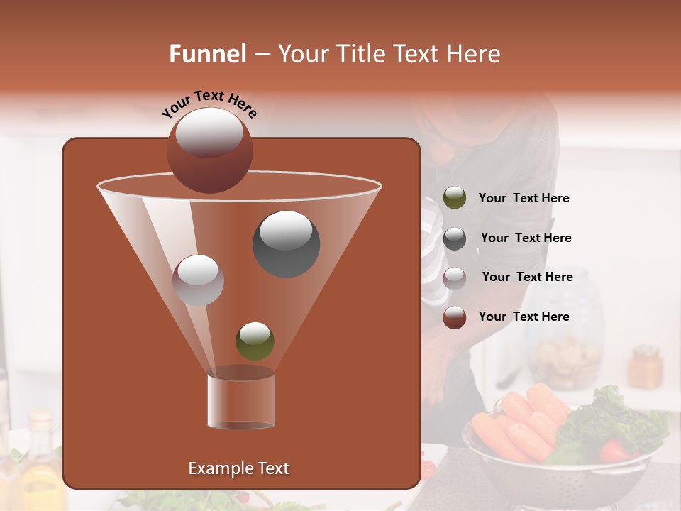 Adult Vegetable Healthy PowerPoint Template