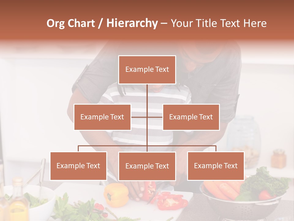 Adult Vegetable Healthy PowerPoint Template