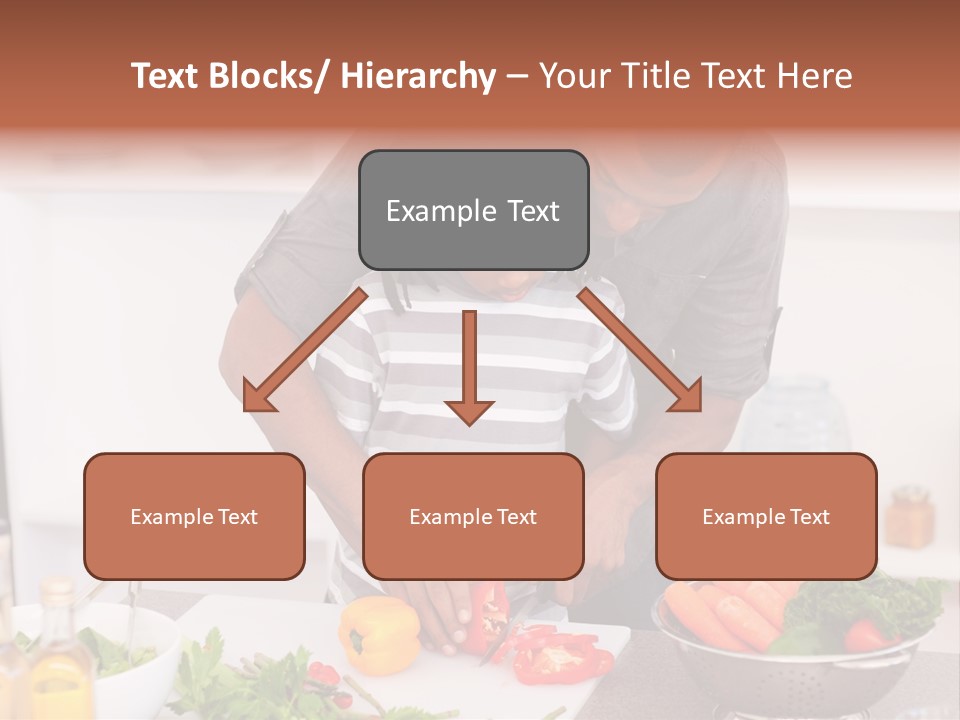 Adult Vegetable Healthy PowerPoint Template