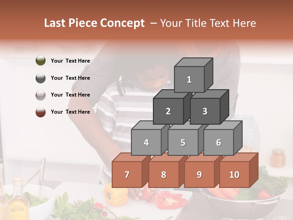Adult Vegetable Healthy PowerPoint Template