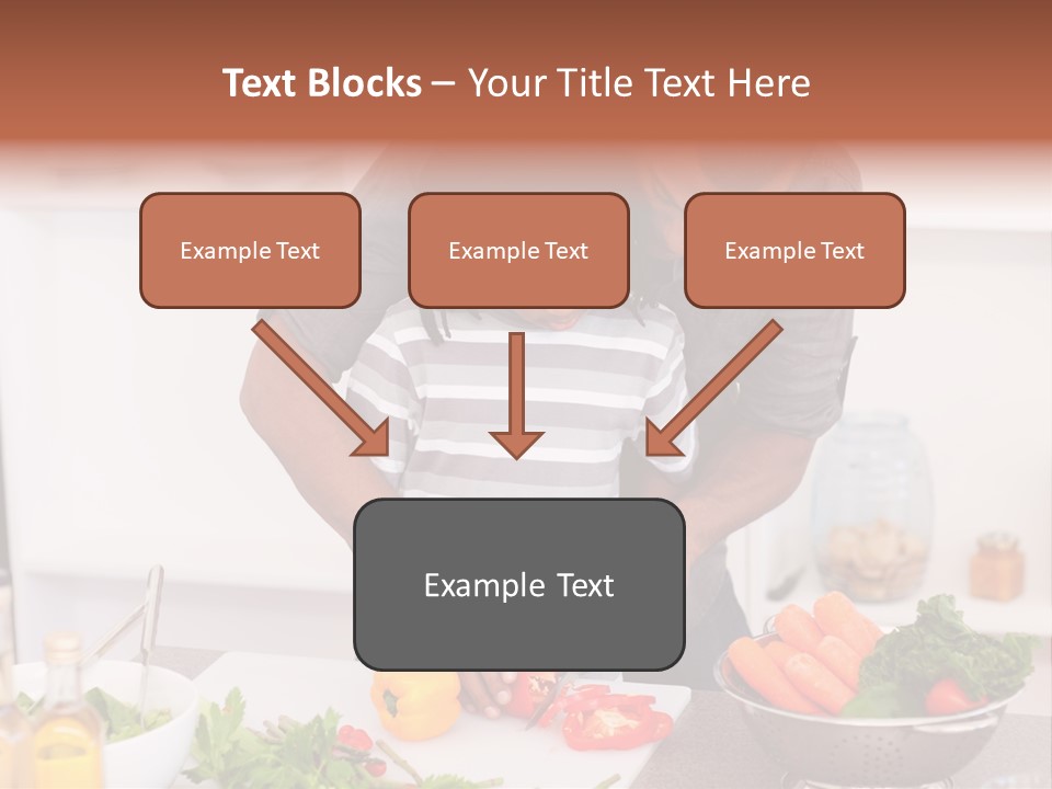 Adult Vegetable Healthy PowerPoint Template