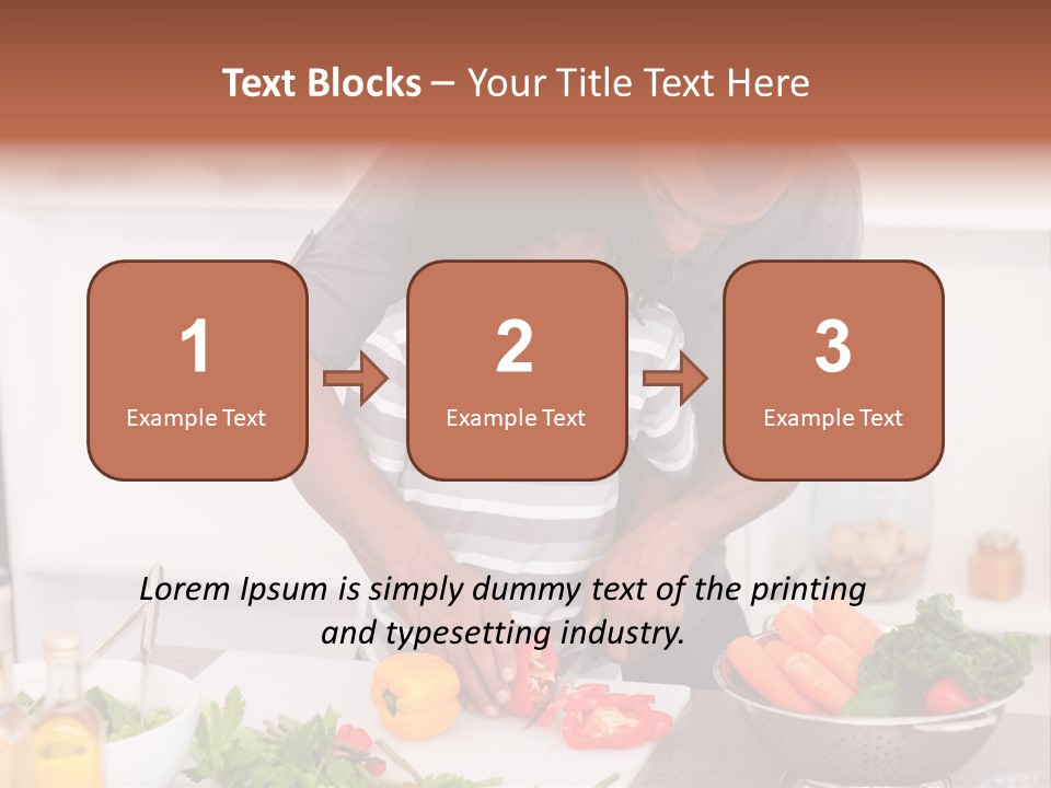 Adult Vegetable Healthy PowerPoint Template