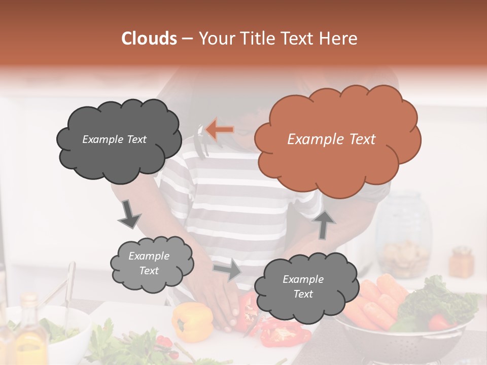 Adult Vegetable Healthy PowerPoint Template