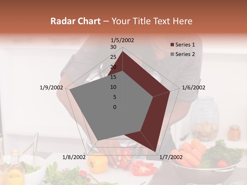 Adult Vegetable Healthy PowerPoint Template
