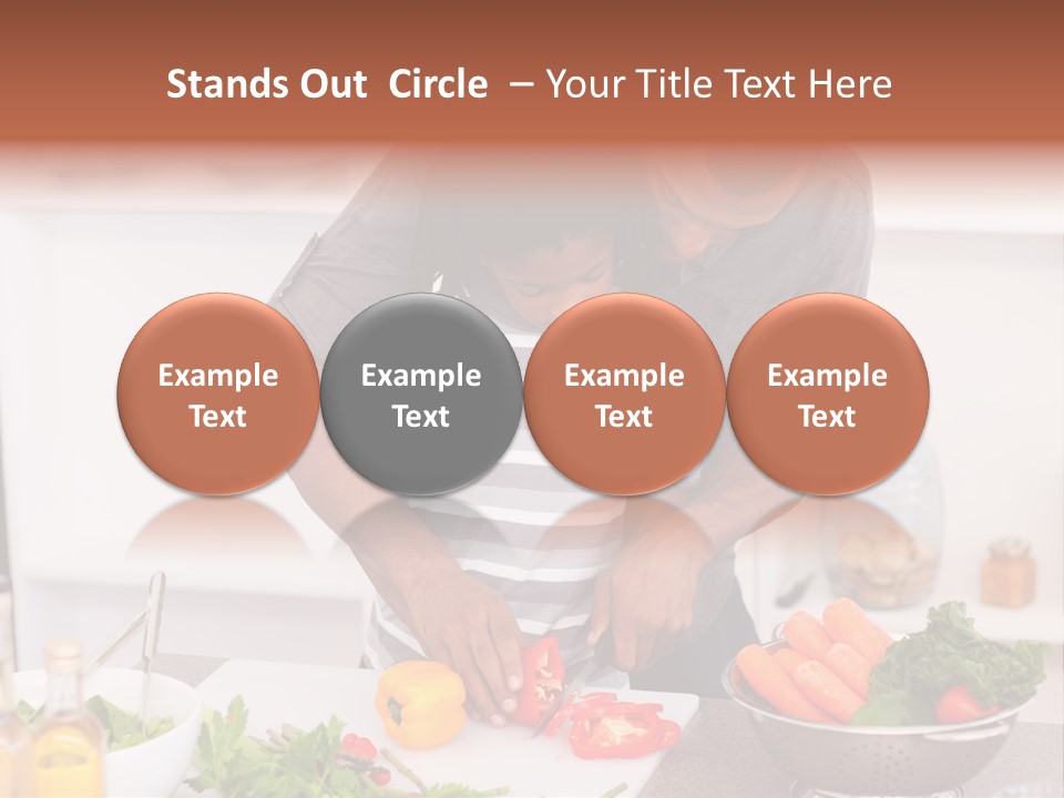 Adult Vegetable Healthy PowerPoint Template